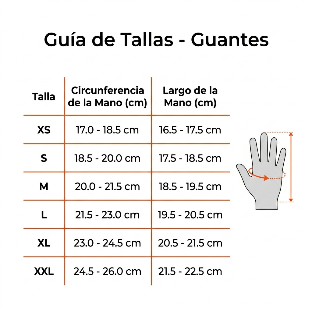 Guía de Tallas