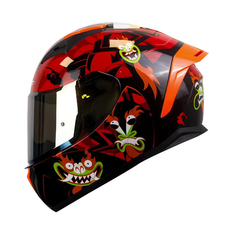 CASCO SHAFT 582SP SAMURAI ROJO BRILLANTE
