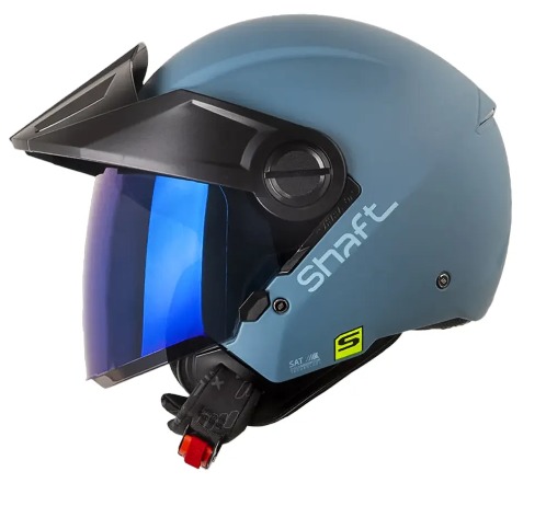 CASCO SHAFT 212 SOLID AZUL GRIS MATE