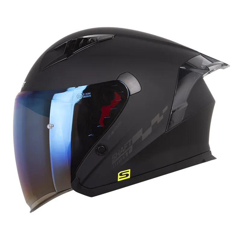CASCO SHAFT 226 GT SOLID NEGRO GRIS OSCURO MATE