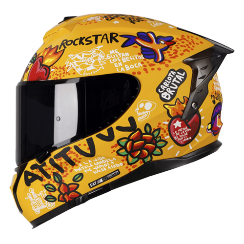 CASCO SHAFT PRO 610DV EVO CANDELA AMARILLO NARANJA MATE