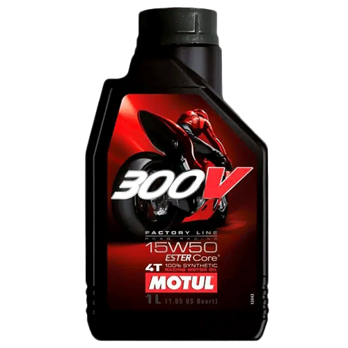 ACEITE MOTUL 300V 15W-50 4T 1LT*