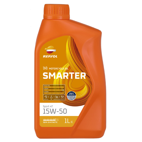ACEITE REPSOL 15W-50 SMARTER SPORT SEMI 4T 1LT