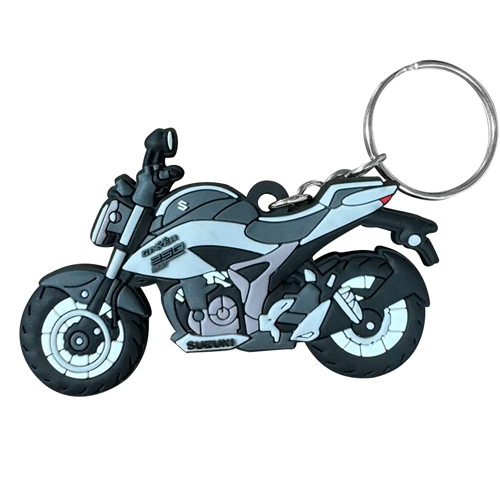 LLAVERO MOTO GIXXER 250 GRIS NEGRO