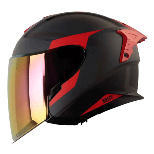CASCO SHAFT PRO 240DV MAISON GRIS ROJO MATE