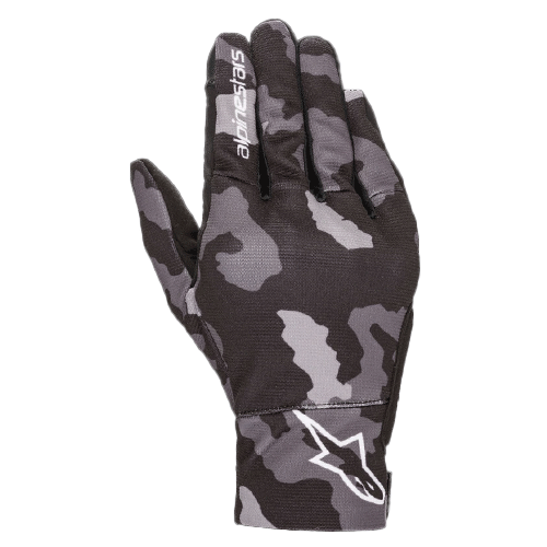 GUANTES ALPINESTARS REEF NEGRO GRIS CAMUFLADO