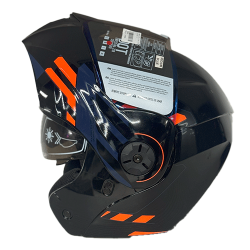 CASCO ICH 3110 CICU NEGRO AZUL MATE