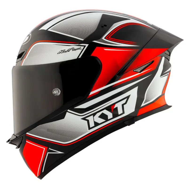 CASCO KYT TT REVO TOURIST ROJO GRIS