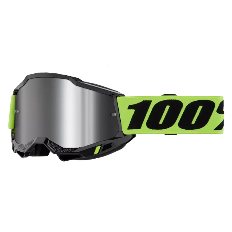 GOGGLES 100% ACURRI 2 AMARILLO NEON SILVER