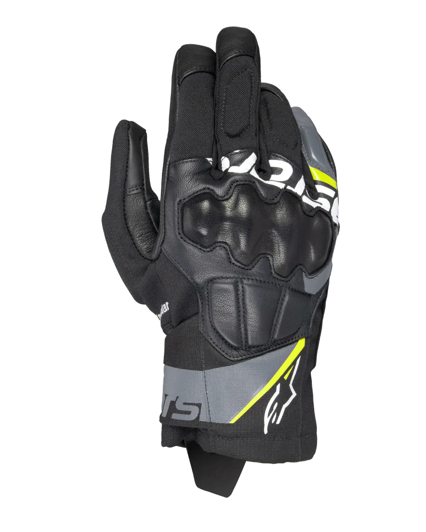 GUANTES ALPINESTARS COROZAL V3 DRYSTAR NEGRO GRIS AMARILLO