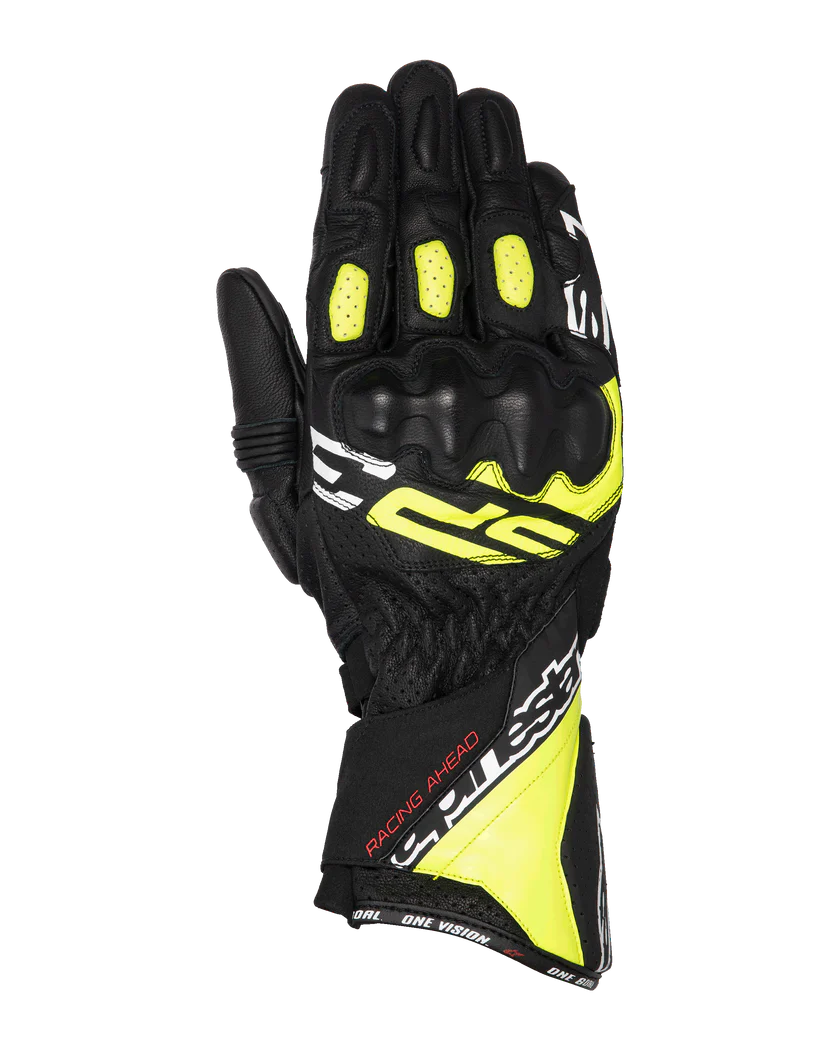 GUANTES ALPINESTARS SP-3 NEGRO AMARILLO