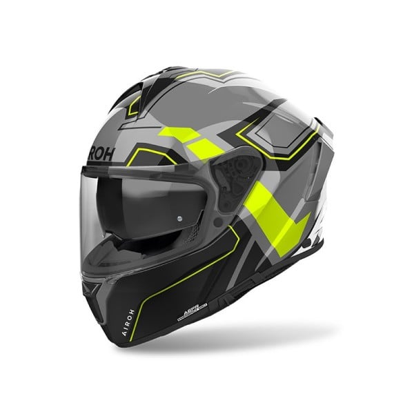 CASCO AIROH SPARK 2 DART AMARILLO GRIS BRILLANTE