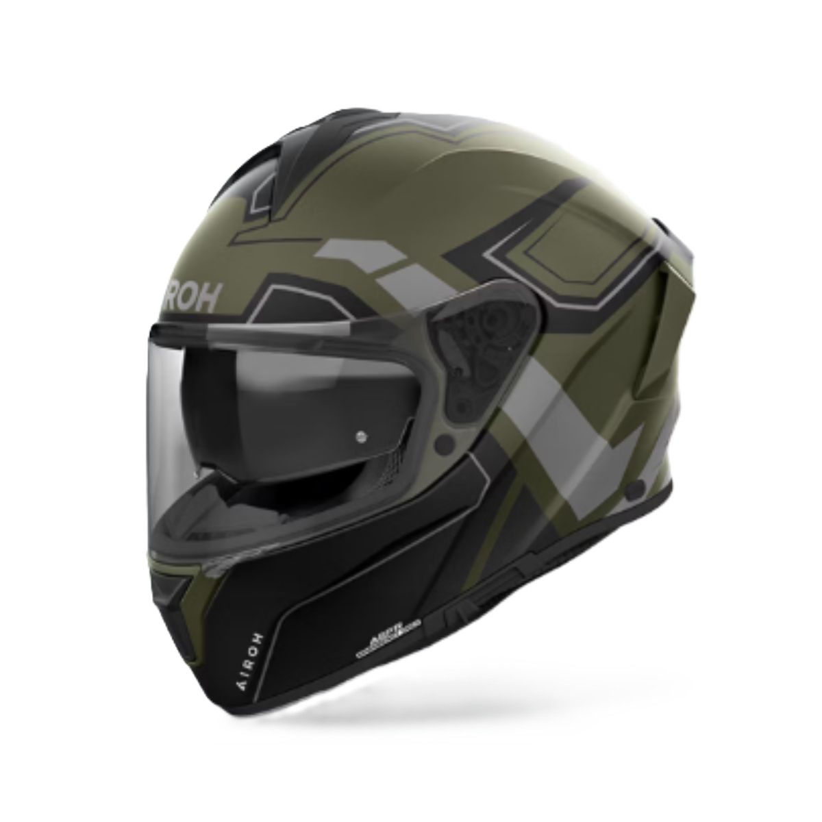 CASCO AIROH SPARK 2 DART VERDE MILITAR MATE