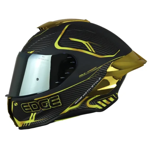 CASCO EDGE DC SHANGHAI GOLDEX NEGRO DORADO MATE