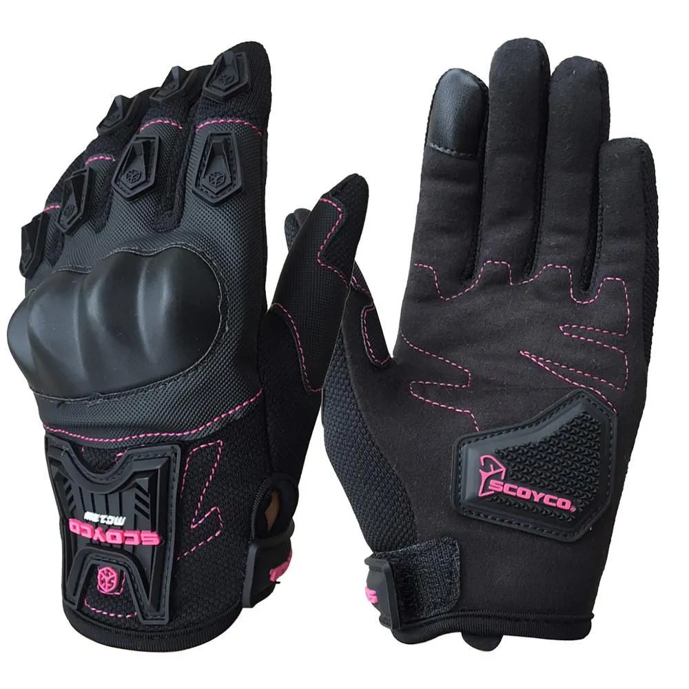 GUANTES SCOYCO MC12W ROSADO