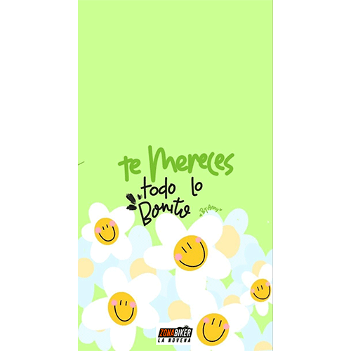 BUFF 90 CM FLOR VERDE 015