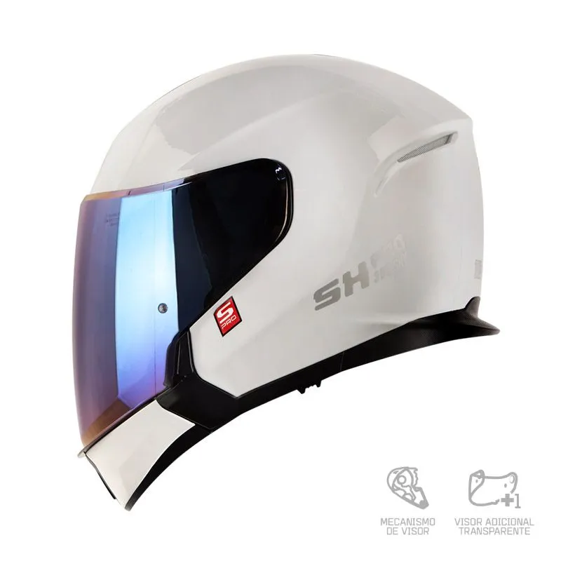 CASCO SHAFT PRO 300 SKY SOLID GRIS CLARO BRILLANTE