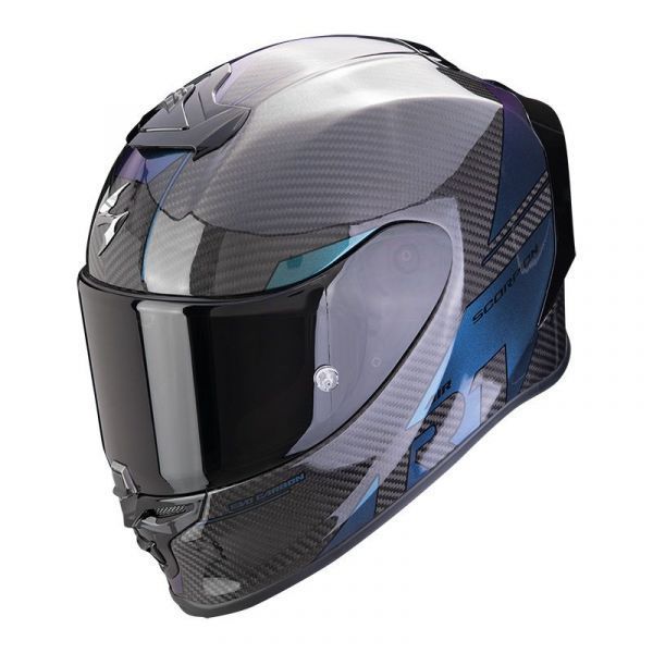 CASCO SCORPION EXO-R1 EVO CARBONO AIR RALLY NEGRO CAMALEON