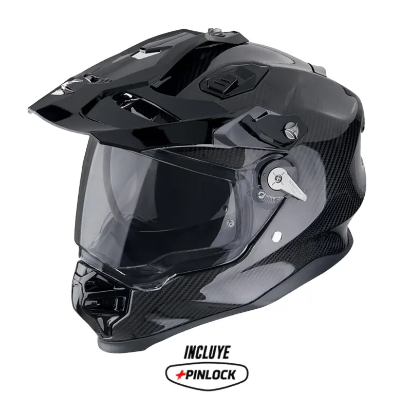 CASCO SCORPION ADF-9000 CARBON AIR NEGRO