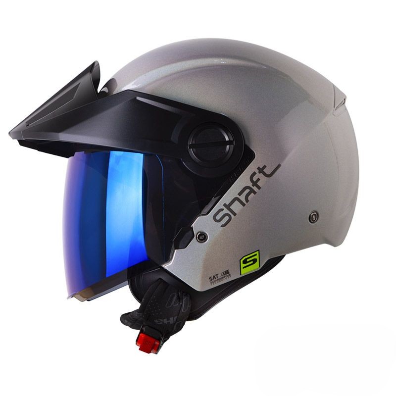 CASCO SHAFT 212 SOLID CAMALEON GRIS OSCURO BRILLANTE
