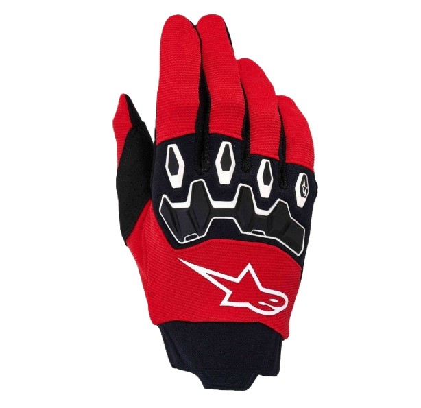 GUANTES ALPINESTARS FULL BORE V2 ROJO NEGRO