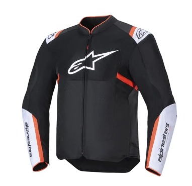 CHAQUETA ALPINESTAR PROTEC T-SPS AIR V2 NEGRO BLANCO FLUORESCENTE