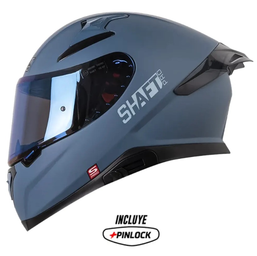 CASCO SHAFT PRO 612DV SOLID AZUL MATE GRIS MATE