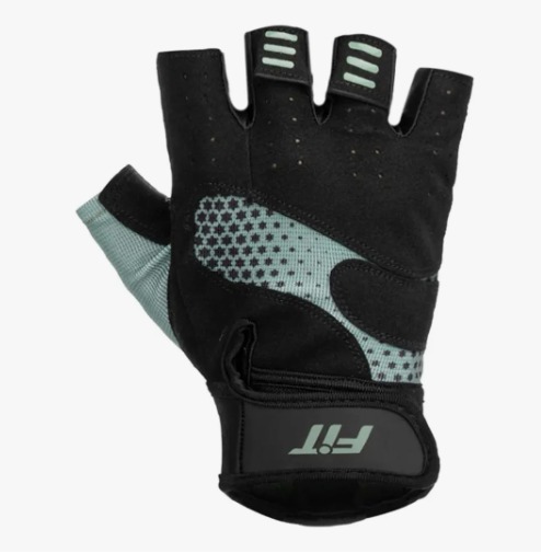 GUANTES MEDIO DEDO GW STAKE NEGRO PISTACHE