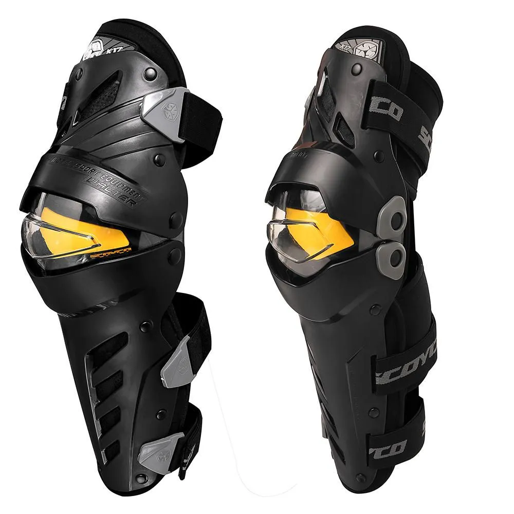 RODILLERAS Y CODERAS SCOYCO K17H17 NEGRO AMARILLO