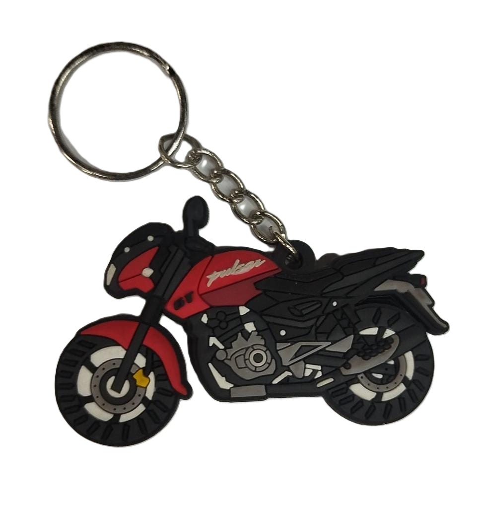 LLAVERO MOTO PULSAR 180GT ROJO