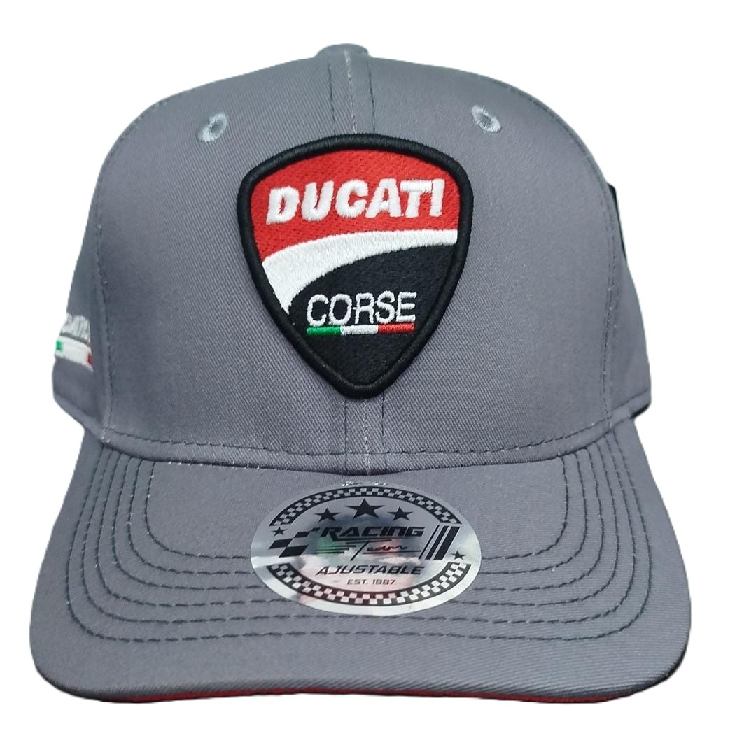 GORRA 3A DUCATI GRIS