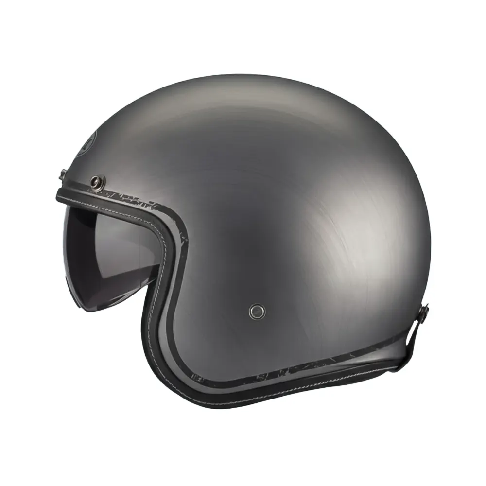 CASCO MT LE MANS 2 SV S BRUSHED A2 GRIS METALIZADO