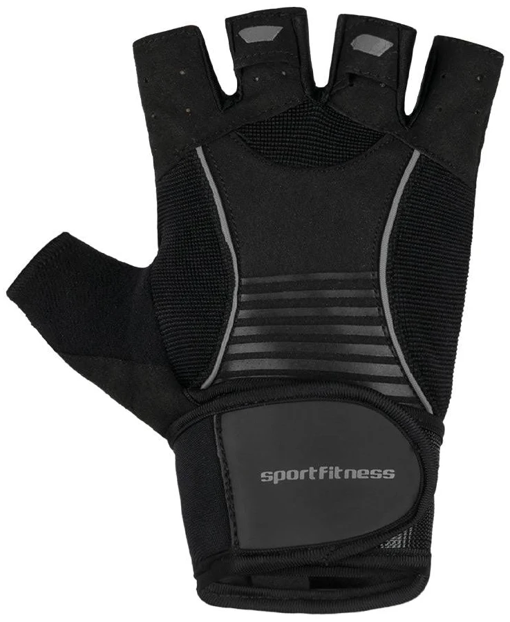 GUANTES SPIN SPORTFITNESS NEGRO GRIS