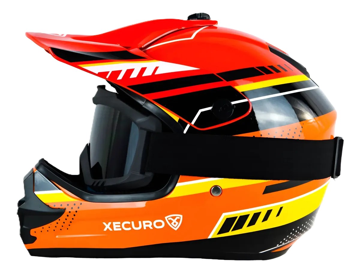 CASCO XECURO FLEX KIDS NARANJA BRILLANTE