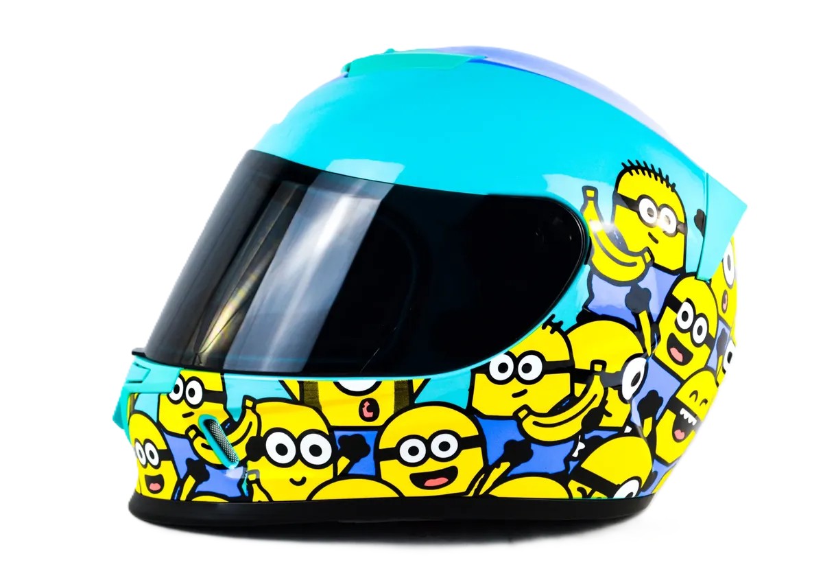CASCO XTRONG BANANA KIDS AZUL BRILLANTE