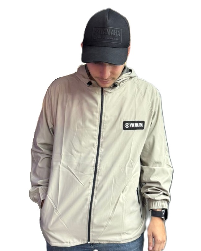 CHAQUETA CORTAVIENTO YAMAHA KHAKI MAS