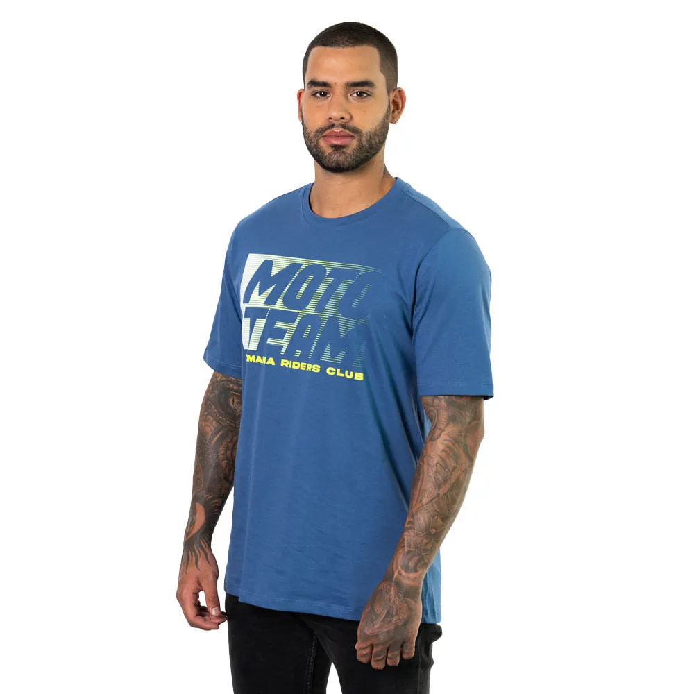 CAMISETA YAMAHA MOTO TEAM MAS AZUL