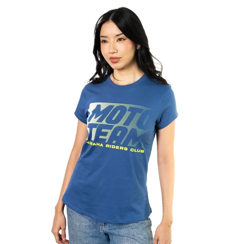 CAMISETA YAMAHA MOTO TEAM FEM AZUL