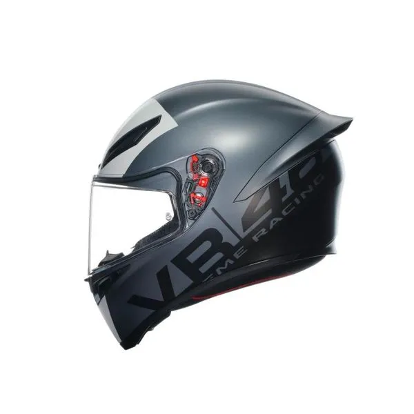 CASCO AGV K1-S LIMIT 46 GRIS NEGRO