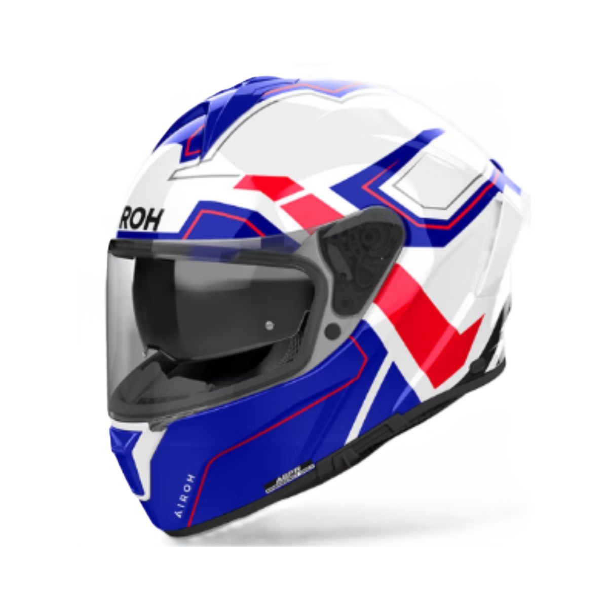 CASCO AIROH SPAK 2 DART AZUL ROJO BRILLANTE