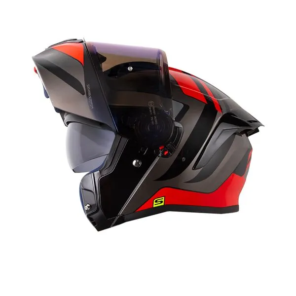 CASCO SHAFT 3820SP MENTOX NEGRO ROJO MATE