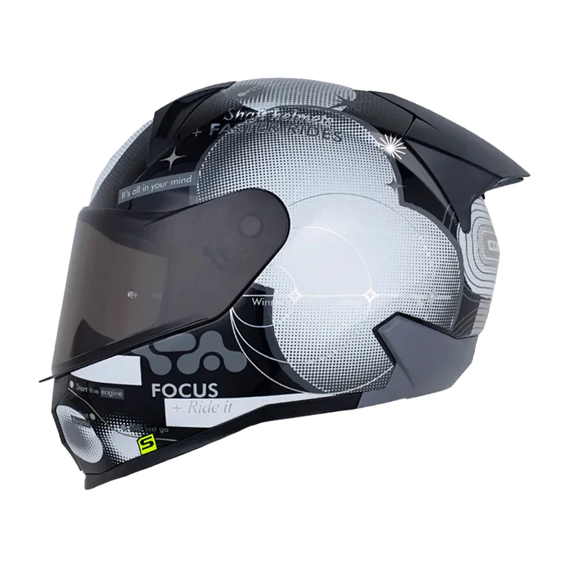 CASCO SHAFT 560 EVO CONNECTION NEGRO GRIS BRILLANTE