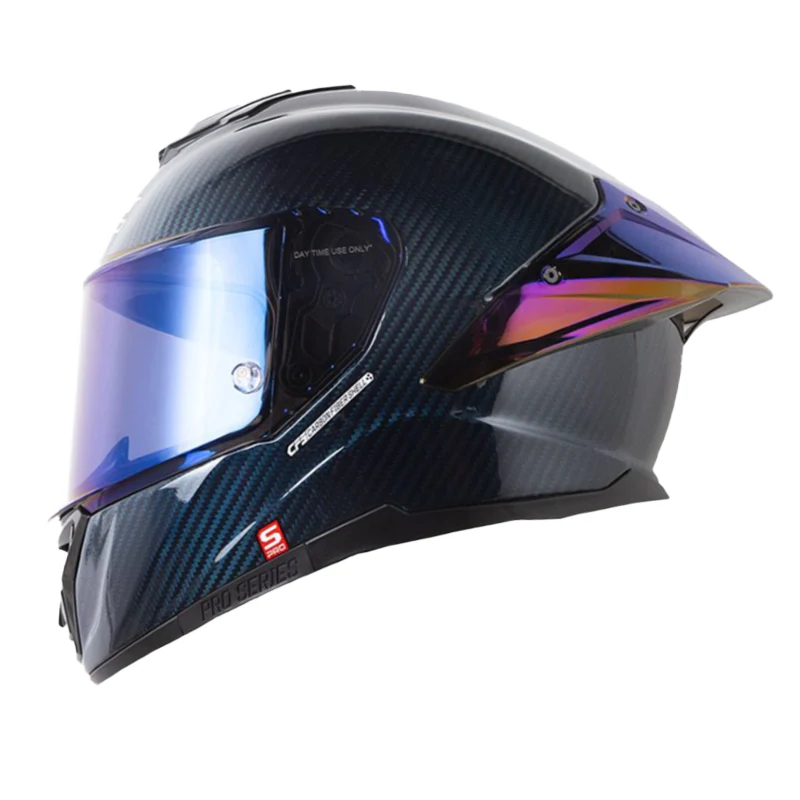 CASCO SHAFT PRO 620 CARBON EVO SOLID 3K AZUL SILVER BRILLANTE