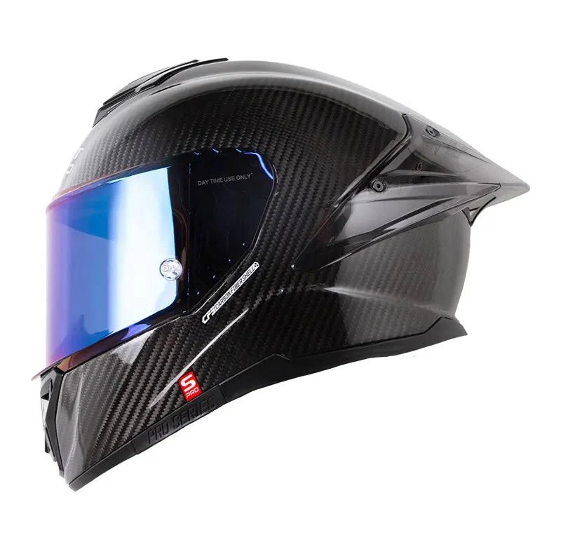 CASCO SHAFT PRO 620 CARBON EVO SOLID 3K NEGRO SILVER BRILLANTE
