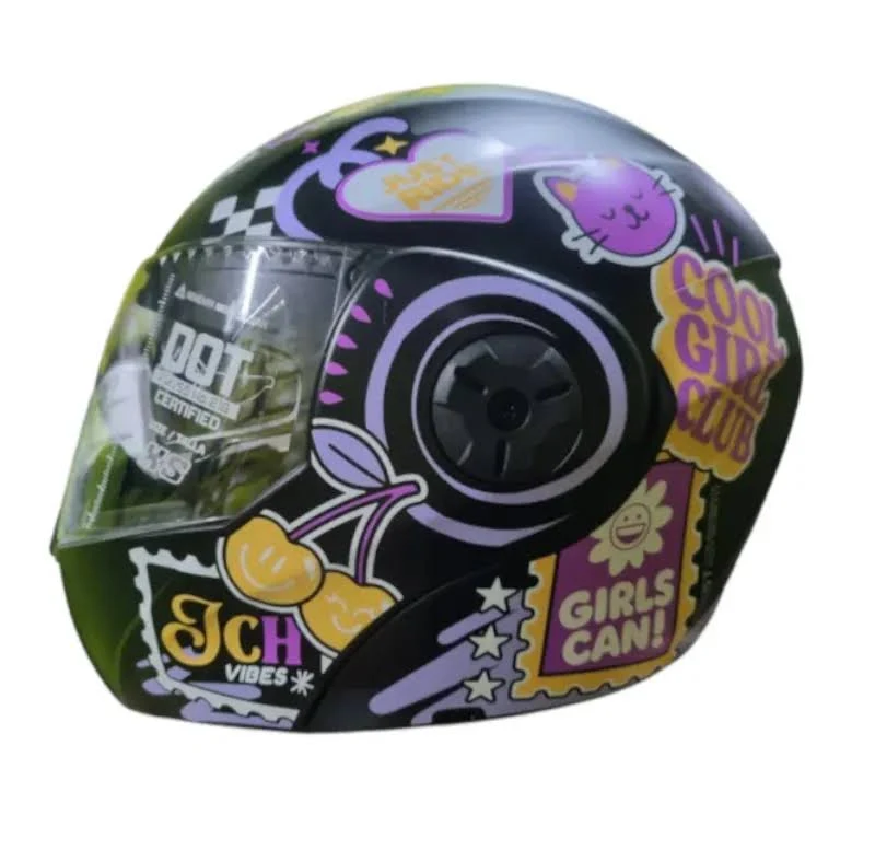 CASCO ICH 3110S SPARKZ NEGRO MORADO MATE