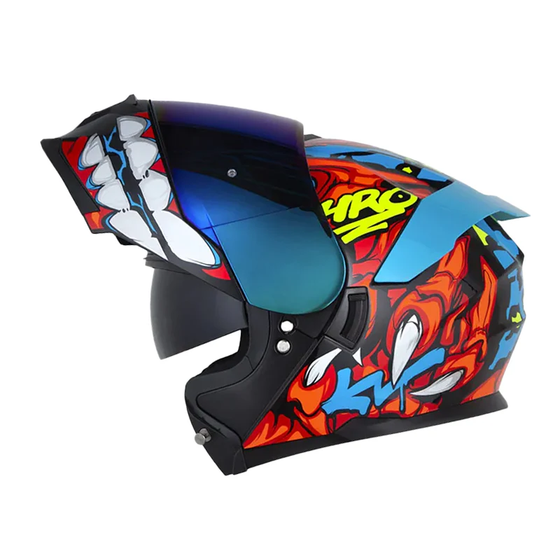 CASCO HRO 3440DV DROK NEGRO NARANJA
