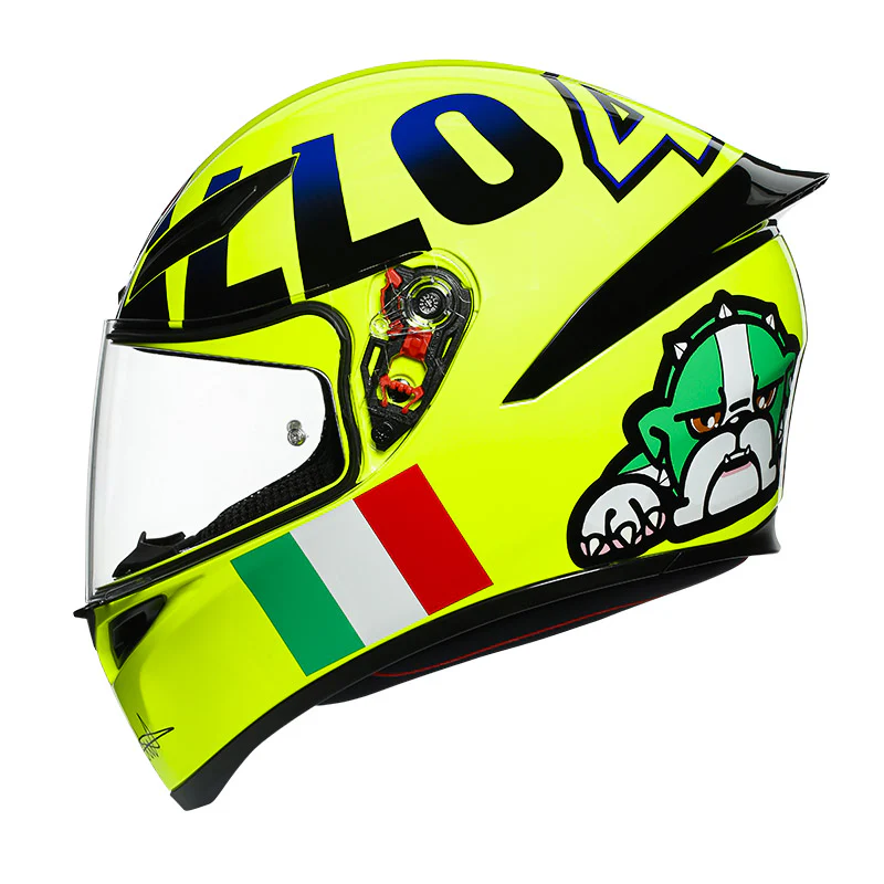 CASCO AGV K1-S ROSSI MUGELLO 2016 AMARILLO NEON BRILLANTE