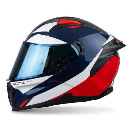 CASCO GIVI H50Z GRAFIC AZUL BLANCO ROJO