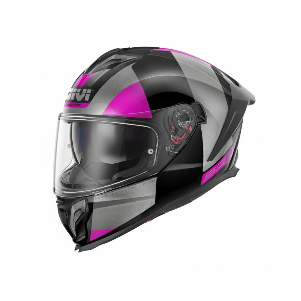 CASCO GIVI 50.3 VISION NEGRO TITANIO FUCSIA BRILLANTE