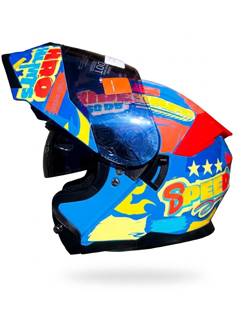 CASCO HRO 3440DV REKORT AZUL AMARILLO